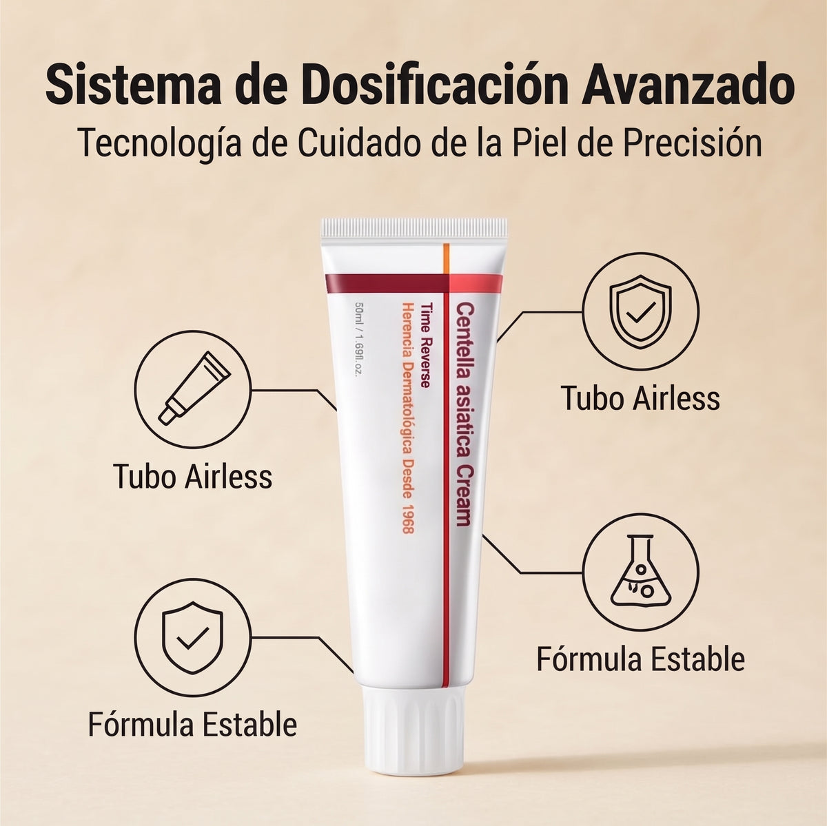 Crema Time Reverse - Absorción Rápida 50g