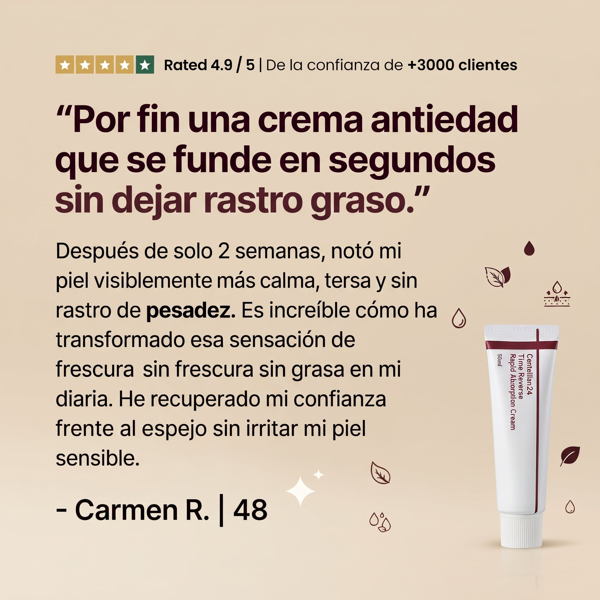 Crema Time Reverse - Absorción Rápida 50g